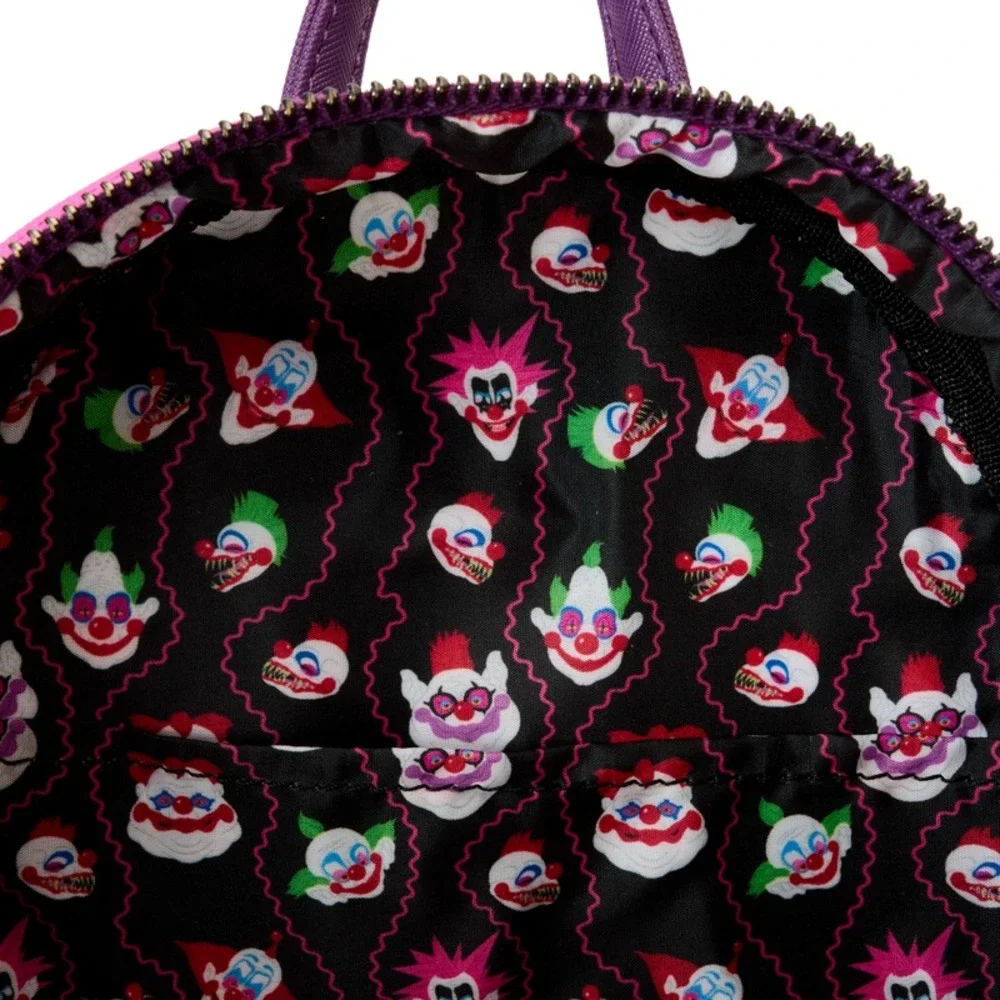 Loungefly Killer Klowns‎ from Outer Space Jumbo Cosplay Glow Mini Backpack